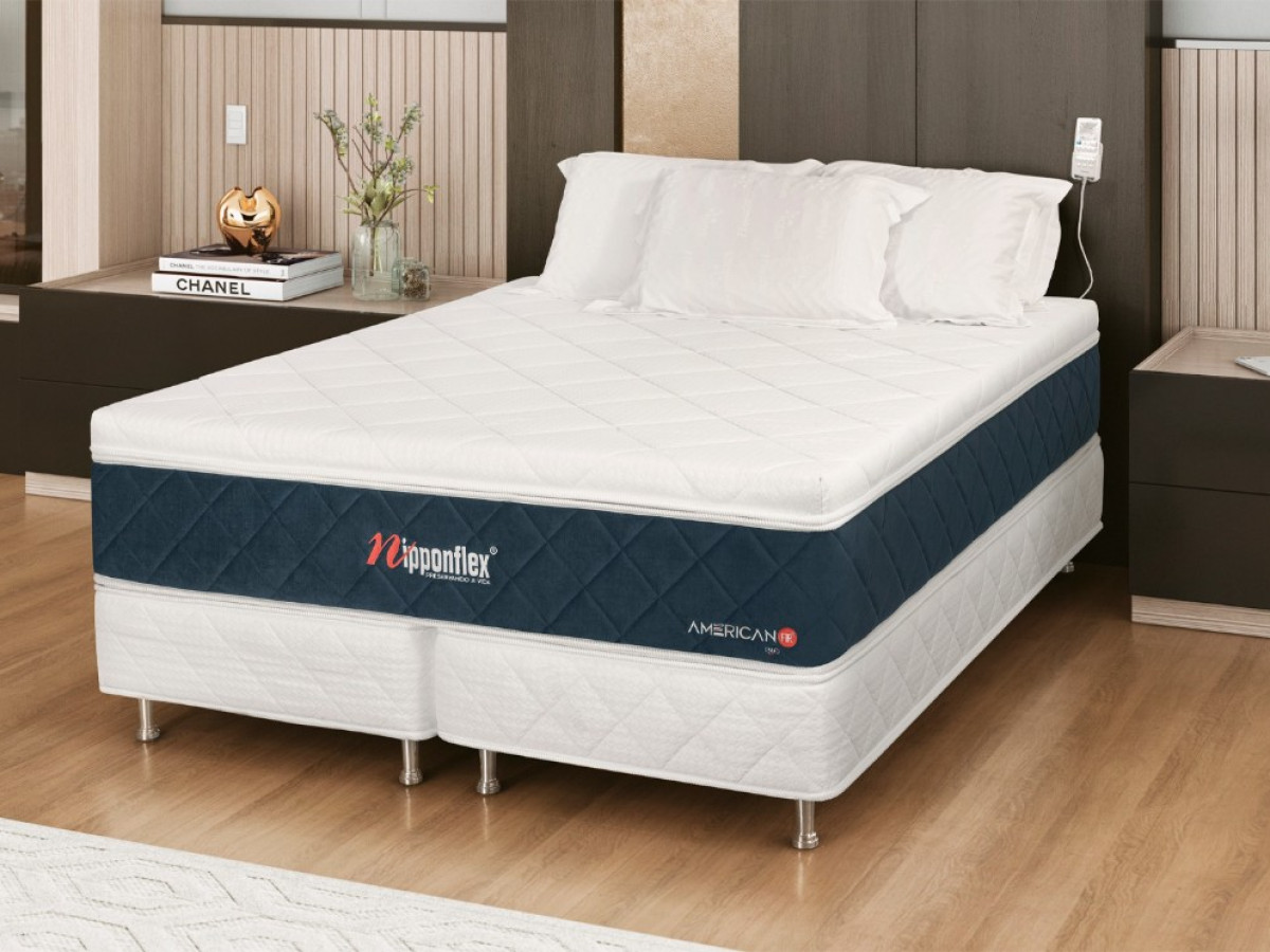 Aparelho Reparador do Sono American FIR — linha Nipponflex em ambiente premium